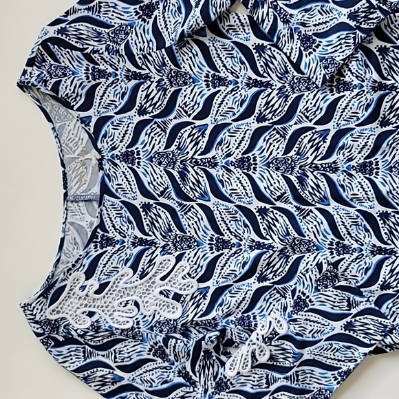 Lilly Pulitzer Marlowe Dress Resort White A Mermaids Tail, Size M - Picture 2 of 14